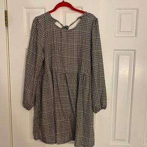 plaid/fall dress